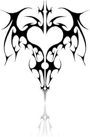 hearts Tattoos Egyptian, Bat Tattoos, Gemini Tattoos, Gotik Tattoo, Gemini Tattoo, Egyptian Tattoo, Heart Tattoo Designs, Tattoo Style Drawings, Bleach Art