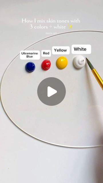 Skin Tone Color Mixing, How To Make Skin Colour Paint, Acrylic Skin Tones Mixing, How To Mix Skin Tones Paint, Skin Colour Paint Mixing, How To Make Skin Colour, How To Make Skin Color Paint, Mixing Paint Colors Acrylic, Skin Color Mixing