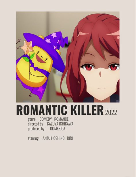 Minimalistic Anime Poster, Interspecies Reviewers, Romance Anime List, Romantic Killer, Romance Anime, Black And White Photo Wall, Anime List, Netflix Anime, Anime Watch