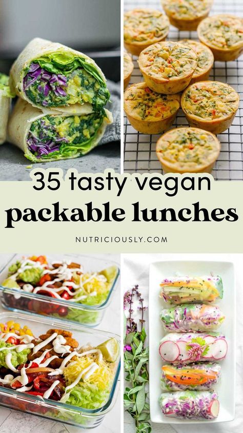 35 Cold Lunch Ideas, #gluten, #free, #recipes, #food, #glutenfree, #cooking, #bread Vegan School Lunch, Resep Vegan, Cold Lunch Ideas, Packable Lunches, Easy Vegan Lunch, Cold Lunch, Vegan Lunch Ideas, Vegetarian Meal Prep, Cold Lunches