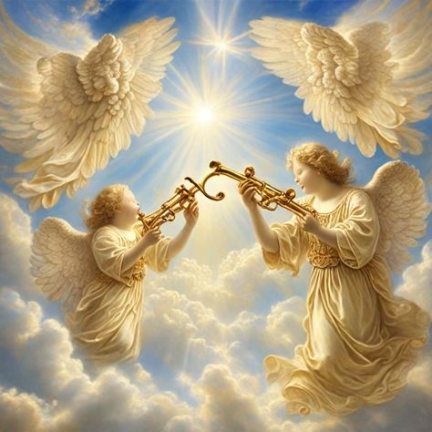 🌟🌿✨ Controversial Thought of the Day: "And then the angels blew the trumpet 🎺... that human beings invented. Who borrowed the angels?" 🤔✨🌿 This thought-provoking message challenges the boundaries between spirituality and human creation. It raises the question: Did we borrow the concept of angels blowing the trumpet from our imagination, or did we tap into a universal truth that transcends our understanding? 🤯💭 In many cultures and religions, the sound of the trumpet symbolizes a call to awa... Human Creation, Trumpets, Thought Of The Day, The Question, A Call, The Sound, Beautiful Wallpapers, Thought Provoking, The Borrowers