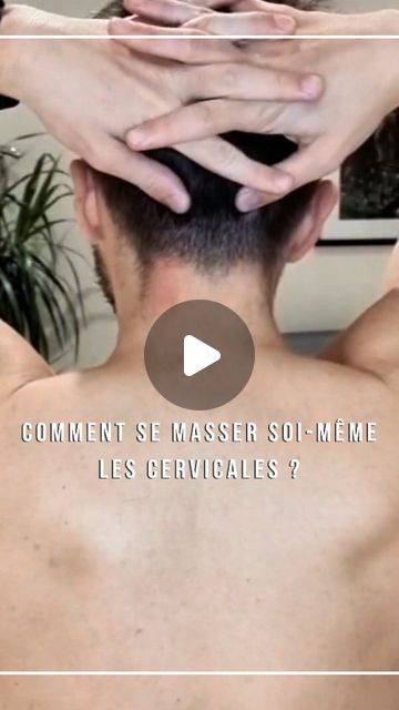 Robin Gosselin on Instagram: "C'est important de se faire du bien 😌  Si tu as des tensions cervicales, voici quelques idées de massage à faire même quand on a personne sous la main pour nous masser !  #massage #cervicales #kine" Massage Dos, Massage, Gym, On Instagram, Instagram