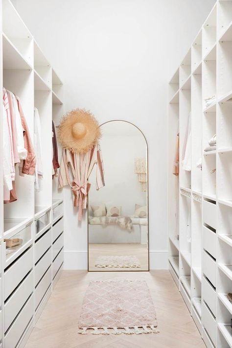 A Walk In Closet, Ikea Inspiration, Ikea Wardrobe, Three Birds Renovations, Walk In Robe, Inside Design, Walk In Wardrobe, Interior Modern, Closet Design