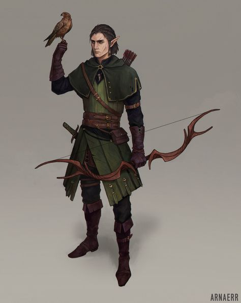 Druid Robes, Elf Ranger, Dnd Elves, Male Elf, Elf Characters, Character Portrait, Fantasy Races, Dungeons And Dragons Characters, Arte Fantasy