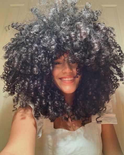 Short Curly Fro Hairstyles, Curly Fro Hairstyles, Long Natural Hair Curly, Short Curly Fro, Fro Hairstyles, Girl Curly Hairstyles, 3c Curls, Layered Curly Haircuts, Natural Hair Pictures