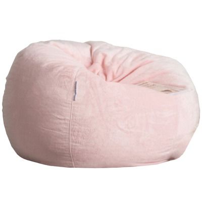 Pink Bean Bag, Pink Office Chair, Leather Bean Bag, Faux Fur Bean Bag, Fur Bean Bag, Bedroom Chairs, Lexington Home, Bean Bag Covers, Pink Chair