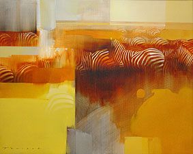 Peter Pharoah, African Abstract Art, African Plains, South African Art, Wildlife Artwork, Knysna, African Artists, Wildlife Paintings, Garden Route