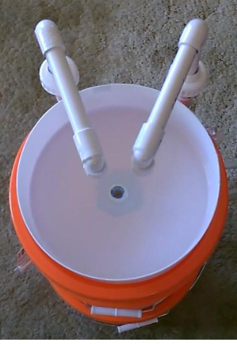 DIY Camp Sink! PVC Bucket Sink! a lightweight portable sink that can be used almost anywhere. faucets swing and are even removable for easy transport! full build instructions. made with a 5 gallon bucket and PVC. sink works both on and off the "water grid" so it can be used almost anywhere. *the off-grid option uses a water pump. to run it with a battery or a solar panel - use a DC Water Pump. the bucket itself acts as the 5 gallon water reservoir - with the sink placed on top. yt desertsun02 Diy Portable Sink, Diy Camp Kitchen, Camp Sink, Bucket Diy, Camping Sink, Kitchen Sink Diy, Five Gallon Bucket, Outdoor Kitchen Sink, Bucket Sink