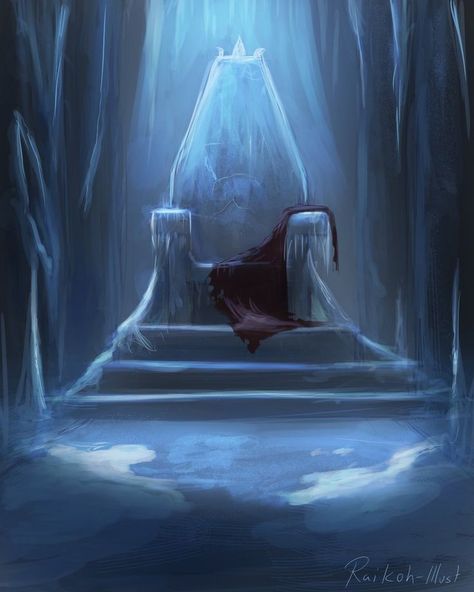 Ice Palace, Ice Castles, Throne Room, 다크 판타지, Fantasy Castle, Fantasy Setting, Fantasy Places, Fantasy Aesthetic, Snow Queen