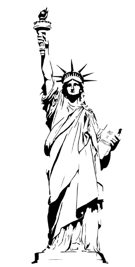 Statue Of Liberty Drawing, Liberty Torch, Statue Of Liberty Tattoo, Liberty Tattoo, 2023 Tattoo, Spiderman Theme, Trans Art, Boho Art Drawings, Diy Watercolor Painting