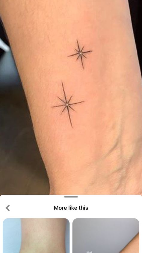 Polar Star Tattoo, 3 Stars Tattoo, Moon Tattoo Designs, Pinterest Diy Crafts, Family Tattoos, Star Tattoos, Moon Tattoo, Mini Tattoos, Inspirational Tattoos