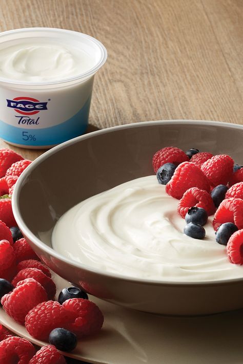 Top FAGE Total 5% Strained Yoghurt with your favourite mix of berries!  👌🍽️ #PlainExtraordinary Yoghurt Photography, Superhuman Diet, Yoghurt Bowl Aesthetic, Yoghurt Aesthetic, Dairy Photography, Yogurt Photography, Fage Yogurt, Yoghurt Bowl, Vegan Asian Recipes