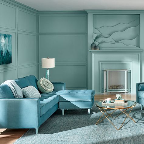 Dutch Boy Paint, Valspar Colors, Blue Green Paints, Trending Paint Colors, Interior Colors, Sherwin Williams Colors, Perfect Paint Color, Green Paint Colors, Paint Brands