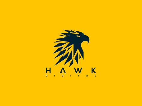 Hawk Logo by Ben Naveed 🇺🇸 Hawk Logo Design, Hawk Logo, Eagle Vector, Eagle Design, Eagle Logo, Eagle Eye, Studio Logo, Premade Logo, Creative Logo