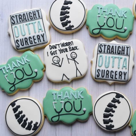 Surgery Cookies Decorated, Physical Therapy Cookies Decorated, Radiology Cookies, Dental Cookies, Get Well Cookies, Nursing Cookies, Police Cookies, Medical Cookies, Nurse Cookies