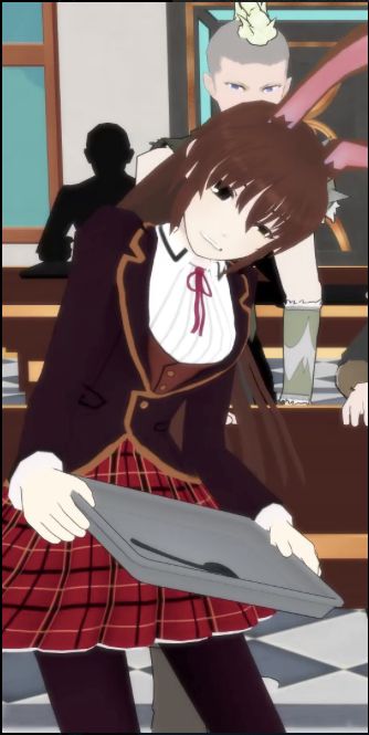 Velvet RWBY School Uniform Rwby Velvet, Velvet Scarlatina, Cosplay Crafts, Chat Memes, Rwby Ships, Kin List, Rwby Fanart, Rooster Teeth, Manga Cosplay