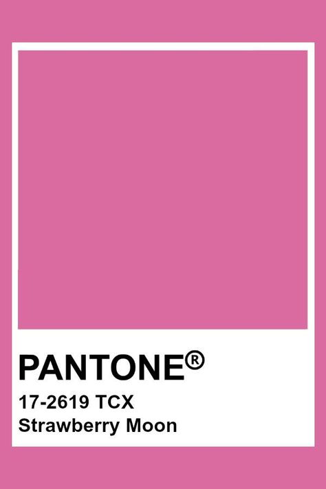 Strawberry Moon, Pantone Color, Moon, Pink, Color