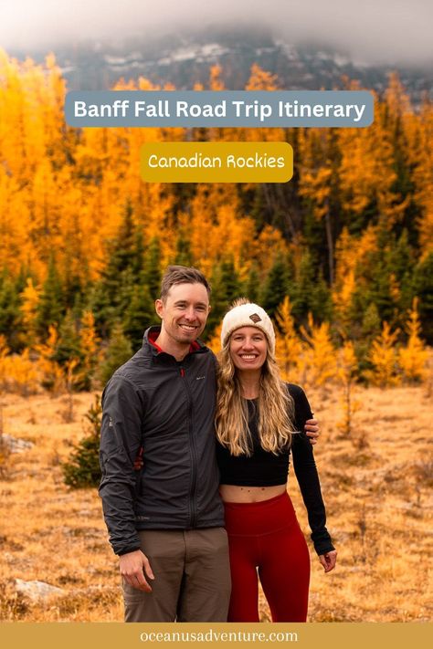 Banff during the Fall is one of the most magical times to visit. Imagine turquoise lakes mixed with golden trees and a sprinkling of snow. It's an actual dream!
This blog post has everything you need to plan your own trip!

Banff in Fall | Banff Fall itinerary | things to do in Banff in Fall Banff Fall, Fall Itinerary, Things To Do In Banff, Fall Meals, Fall Road Trip, Trip Itinerary, Canadian Rockies, Banff National Park, Road Trip Itinerary