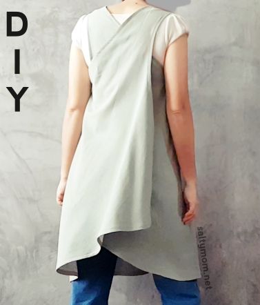 Cross Back Apron Pattern Free, Japanese Apron Pattern, Diy Clothes Refashion Upcycling, Cross Back Apron Pattern, Diy Clothes Refashion Videos, Diy Clothes Hangers, Apron Pattern Free, Baby Boy Bow Tie, Diy Clothes For Women