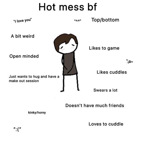 Hot Mess Bf Drawing, This Could Be Us But You Live Too Far, Puppy Boyfriend Type, Puppy Bf Type, This Or That My Type Of Boyfriend, Me When My Boyfriend, Hot Things To Do For Your Boyfriend, K¡nky Things, Pfp For Boyfriend