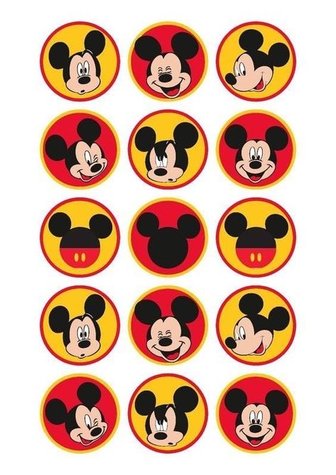 Imprimibles Mickey Mouse, Γενέθλια Mickey Mouse, Mickey Mouse Crafts, Mickey Mouse Birthday Decorations, Mickey Mouse Stickers, Mickey Mouse Birthday Cake, Fiesta Mickey Mouse, Mickey Mouse Themed Birthday Party, Mickey Mouse Decorations