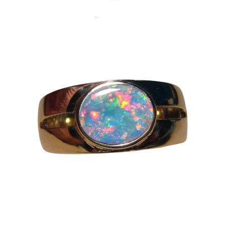 Mens Opal Ring 14k Gold 8191 | Australian Opal Jewelry Opal Ring Designs For Men, Opal Ring Men, Classic Luxury Opal Ring For Men, Opal Ring For Men Silver, Oval Opal Ring In 14k Gold, Hallmarked, Oval Opal Ring, Australian Opal Jewelry, Men Rings, Luxury Polished Opal Ring, Oval Cabochon