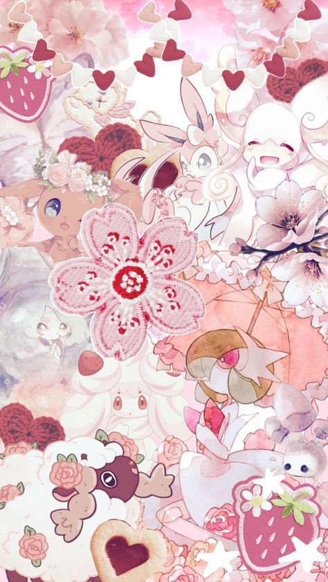 #pokemon #fairytype #pink Pokemon Pink Wallpaper, Pokemon Pink, Pokémon Wallpaper, Fairy Type Pokemon, Types Of Fairies, Type Pokemon, Wallpaper Pink, Pink Wallpaper, Hello Kitty