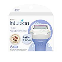 Check this out! Intuition Razor, Razors For Women, Shaving Routine, Shaving Gel, Shave Cream, Aesthetic Amazon, Shave Gel, Smooth Shave, Amazon Beauty