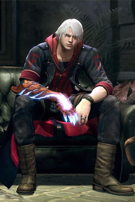 Iphone 4 Wallpaper, Nero Devil May Cry, Dmc Nero, Nero Dmc, Devil May Cry 4, Character Actions, Foto Top, Ps5 Games, List Of Skills