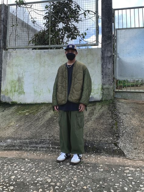 Liner Jacket Outfit, Men Uniform, Japanese Americana, Men's Uniforms, Liner Jacket, Man Clothes, Classy Outfits Men, Basic Wardrobe, Adidas Outfit