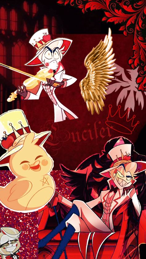 Lucifer ✨ . . . . #lucifer #hazbinhotel #hazbinhotellucifer King Of Hell, Hazbin Hotel Husk, H Hotel, Lucifer Morningstar, Cute Cartoon Characters, Vivziepop Hazbin Hotel, Morning Star, Hazbin Hotel, Cool Wallpaper