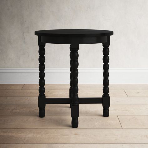 Spindle Leg Side Table, Den Furniture, Column Table, Dark Castle, Antique Aesthetic, Castle Scotland, Wood End Table, Haunted Castle, Wood Cross