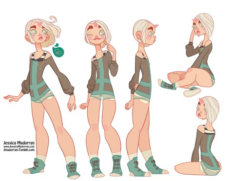 ArtStation - Echo Character Study, Jessica Madorran Concept Art Landscape, Character Turnaround, V Model, Creature Fantasy, Character Design Cartoon, Illustration Fantasy, Character Design Girl, Comics Illustration, Animation Character