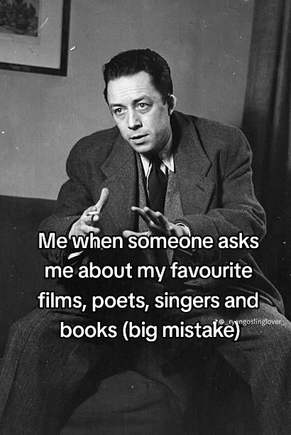 Filmmaking Aesthetic, Philosophy Memes, Art Cinema, Literature Humor, Literature Quotes, Albert Camus, Philosophers, Silly Me, Whisper Quotes