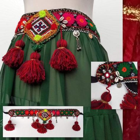 Kutchi Work, Fusion Belly Dance, Afghani Dresses, Belly Dance Belt, Navratri Collection, Festival Headpiece, Navratri Dress, Dance Belt, Festival Belt