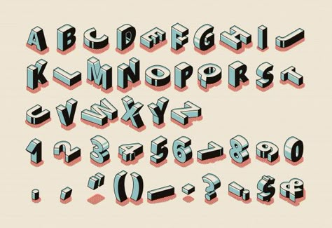 English alphabet isometric set with latin abc letters, special symbols, punctuation marks Free Vector 3d Tipografi, English Fonts, Graffiti Lettering Fonts, Typography Alphabet, Abc Letters, Hand Lettering Alphabet, Special Symbols, Lettering Alphabet Fonts, Font Illustration