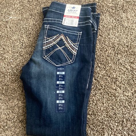 Brand New Never Worn Womens Boot Cut Jeans, Country Wishlist, Ariat Women, Cinch Jeans, Country Clothes, Western Rooms, Ariat Jeans, Gift Wishlist, Clothes Wishlist