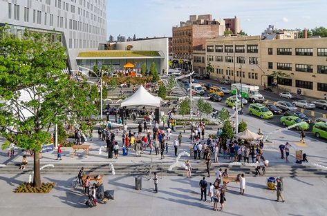 Public Plaza, Brooklyn Image, Big Architects, Downtown Brooklyn, Implementation Plan, Public Theater, Bjarke Ingels, Green Environment, Public Realm