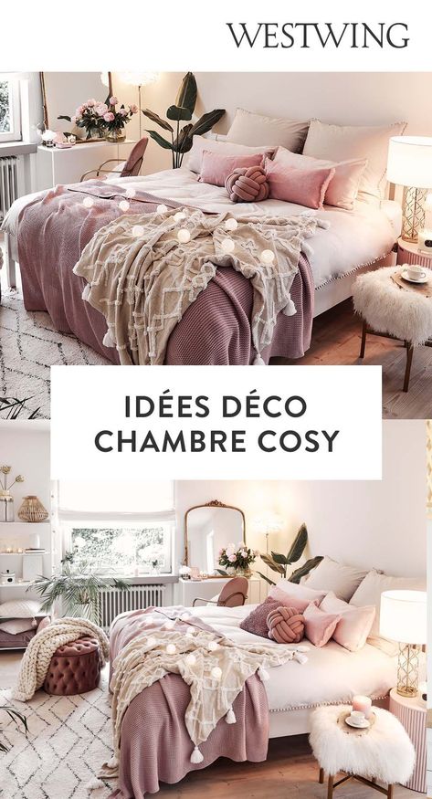 Cozy Chic Bedroom, Girls Bedroom Organization, Boho Bedroom Ideas Bohemian, Boho Bedroom Furniture, Boho Bedroom Design, Bedroom Colour Palette, Parents Room, Cosy Bedroom, Apartment Makeover