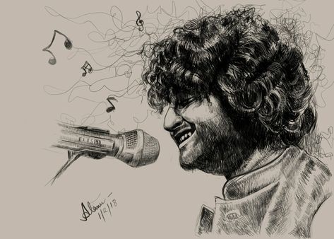 Arijit Singh digital sketch Arijit Singh Pencil Sketch, Arijit Singh Drawing Sketch, Arijit Singh Drawing, Arijit Singh Sketch, Arijit Singh Photos Sketch, Saraswati Puja, Best Music Artists, Indian Women Painting, Nature Art Drawings