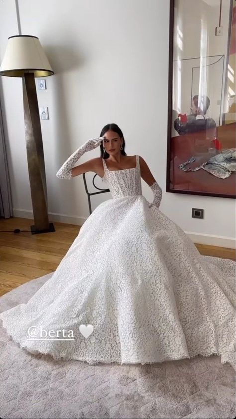 2 Wedding Dresses In 1, Wedding Dresses Poofy, Wedding Dress Poofy, Wedding Dresses With Gloves, Ballroom Wedding Dress, Wedding Dress With Gloves, Lace Ballgown Wedding Dress, Most Expensive Wedding Dress, Poofy Wedding Dress