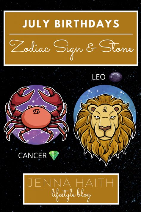 Do you have a July birthday? Learn what the Zodiac Sign and Zodiac Stone are for every day in July. The post July Birthdays: Zodiac Sign and Stone appeared first on Jenna Haith Lifestyle. July 9th Zodiac, July 7th Zodiac, July Zodiac Sign, July Zodiac, Find Your Zodiac Sign, Zodiac Animals, Zodiac Signs Leo, Zodiac Birthdays, Zodiac Stones