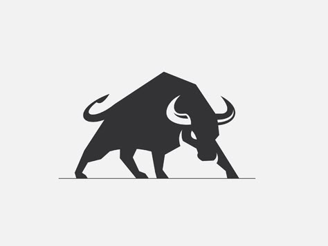 Bull Logo by Yoga Perdana on Dribbble Redbull Drawing, Toro Logo, Taurus Logo, Bull Images, Bull Art, Bull Tattoos, Bull Logo, Unique Logo Design, Abstract Logo