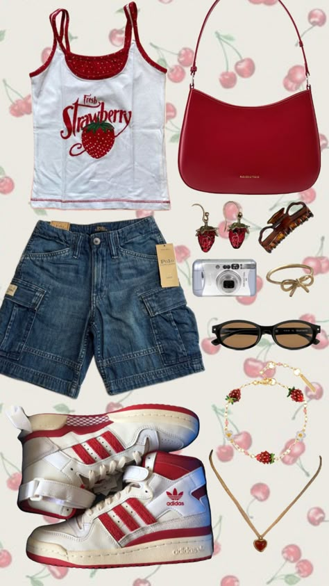 #outfit #outfitinspo #style #styleinspo #styleinspiration #90s #romcom #romcomaesthetic #coquette #strawberryaesthetic #summeraesthetic #coolgirlstyle #coolgirl #coolgirlinspo #vacationstyle #eurosummerfit Romcom Outfits, 90s Romcom, Outfitinspo Style, Outfit Collages, Cool Girl Style, Outfit Collage, Simple Trendy Outfits, Outfit Inspo Fall, Cute Simple Outfits