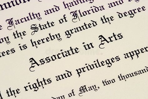 An Associate's Degree. A macro shot of an Associate of Arts college degree from , #Sponsored, #macro, #shot, #Associate, #Degree, #degree #ad College Image, Florida College, Graduation College, Colleges In Florida, College Education, Associate Degree, Macro Shots, Branding Mockups, College Degree