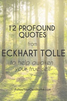 Ekhart Tolle, Eckart Tolle, The Power Of Now, Eckhart Tolle Quotes, Now Quotes, Profound Quotes, Power Of Now, Healthy Advice, Awakening Quotes