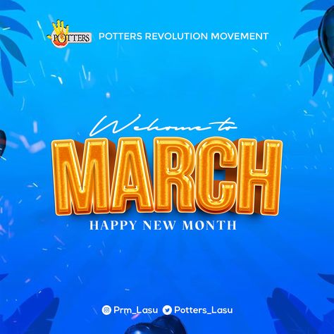 Happy new month design . . . #march #happynewmonth #flyerdesign #flyer #art #pinterest #church #poster #posterart #posterdesigns #flyerdesign #creativity #digitalart Happy New Month March, Happy New Month Design, New Month Design, Simple Poster Design, Blue Bg, Month Design, Happy New Month, Art Pinterest, March Month