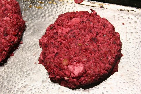 Walnut- Beet Pulp Burgers to Use that Leftover Juicer Pulp, Deliciously - Chef and Author Robin Asbell Pulp Recipes, Pulp Recipe, Beet Burger, Farm Food, Veggie Dishes, Juicer, Beets, On The Road, Whole Food Recipes