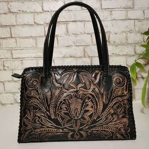 Women’s Bag, Leather, Hand Tooled, Boho , Vintage, Handmade, Bohemian by aymxleather on Etsy Leather Bags For Women, Tooled Leather Bag, Tooled Leather Purse, Womens Bag, Leather Carving, Handmade Purses, Hand Tooled Leather, Leather Bag Women, Leather Bags Handmade