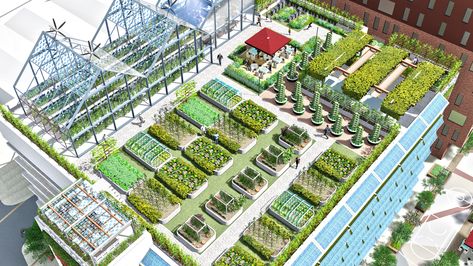 Urban Farming Architecture, Architecture Site Plan, Landscape Architecture Diagram, Architect Student, Linear Park, Resort Lifestyle, Financial Modeling, Urban Agriculture, Food Hub